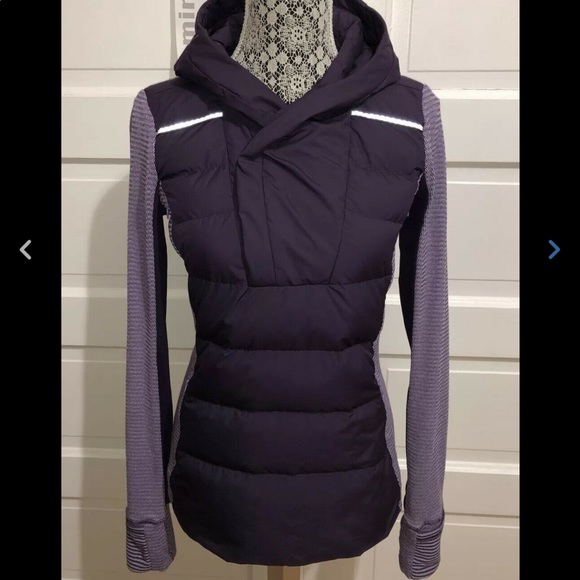 🥇HP🥂Lululemon Puffer Jacket in Plum Size 4 - Picture 7 of 15